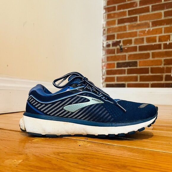 Brooks Women's Ghost 12 Running Shoes Navy/Stellar/White, Size 11 - Picture 13 of 16